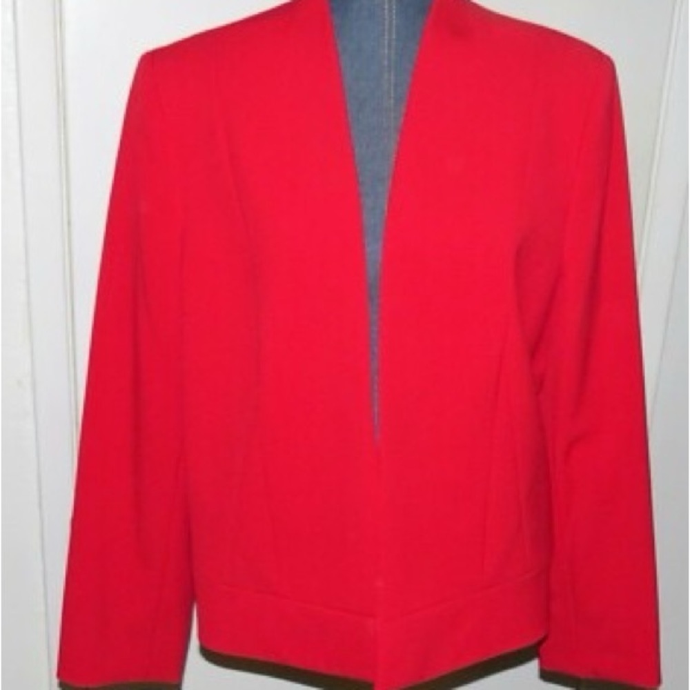 Tahari Bold Red Women's Blazer